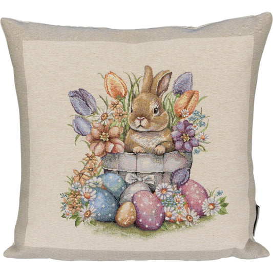 Kissenhülle Easter Flower Bunny